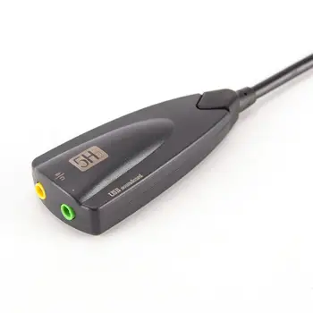 Computer PC External USB Sound Card 7.1 Adapter 5HV2 3D Audio Headset Microphone 3.5mm For Laptop PC Professional
Computer PC External USB Sound Card 7.1 Adapter 5HV2 3D Audio Headset Microphone 3.5mm For Laptop PC Professional