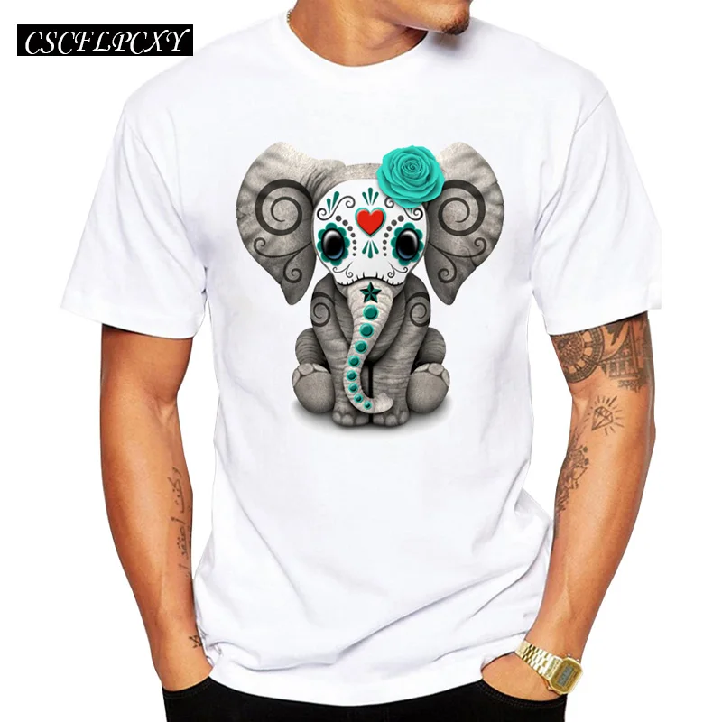 2019 Newest Summer Blue Elephant Men T Shirt Short Sleeve Casual Tops Cool Tee Fashion Dead Sugar Skull Owl Printed t-shirts
2019 Newest Summer Blue Elephant Men T Shirt Short Sleeve Casual Tops Cool Tee Fashion Dead Sugar Skull Owl Printed t-shirts