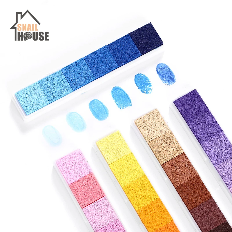 Snailhouse Non-Toxic Gradient Color Ink Pad Children Diy Finger Painting Pad Rubber Stamp Children Hand Account Graffiti Inkpad
Snailhouse Non-Toxic Gradient Color Ink Pad Children Diy Finger Painting Pad Rubber Stamp Children Hand Account Graffiti Inkpad