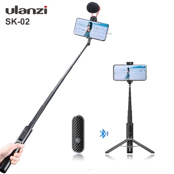 Ulanzi SK-02 Wireless Bluetooth Selfie Cold Shoe Vlog Tripod Monopod Extendsion Tripod Microphone LED Light Youtube Live Selfie 
Ulanzi SK-02 Wireless Bluetooth Selfie Cold Shoe Vlog Tripod Monopod Extendsion Tripod Microphone LED Light Youtube Live Selfie