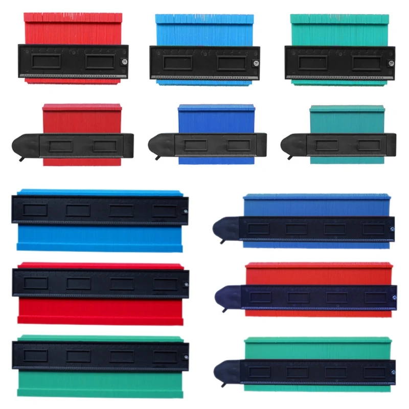 Profile Gauge Shape Template Plastic Contour Copy Duplicator Tiling Laminate Edge Shaping Ruler Measuring Tool
Profile Gauge Shape Template Plastic Contour Copy Duplicator Tiling Laminate Edge Shaping Ruler Measuring Tool