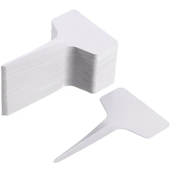 200 Pack 6 x 10 cm Plant T-type Tags Plastic Garden Labels Tags Marker Waterproof, White 
200 Pack 6 x 10 cm Plant T-type Tags Plastic Garden Labels Tags Marker Waterproof, White