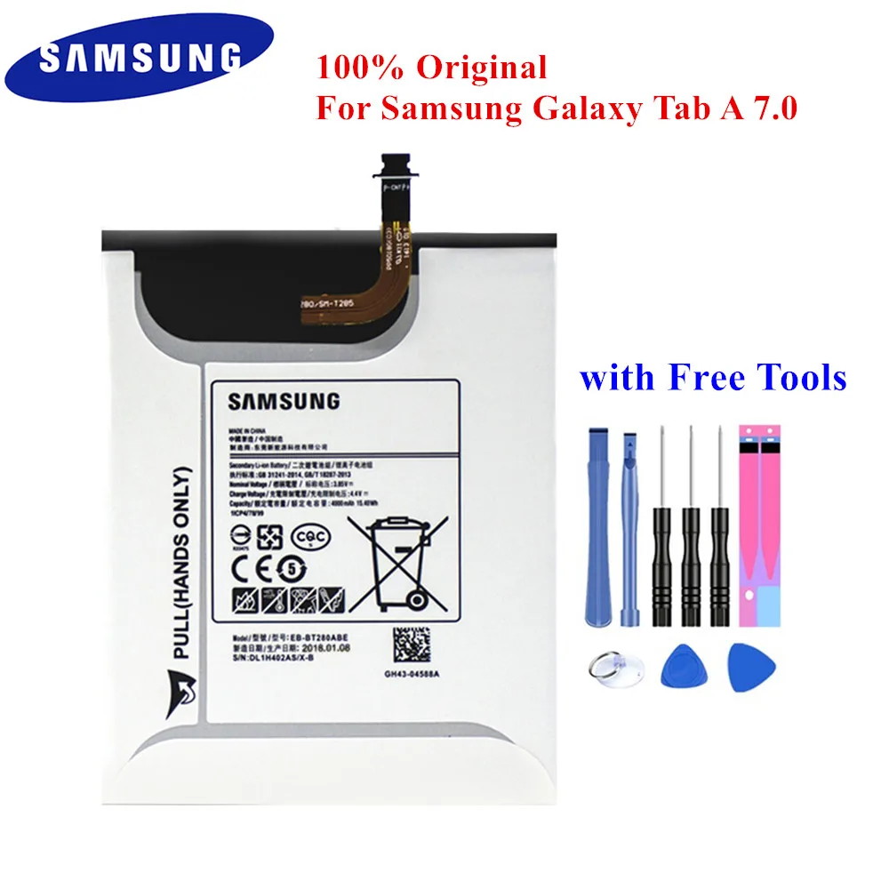 Оригинальная Аккумуляторная батарея для планшета Samsung Galaxy Tab A 7 0 телефон с