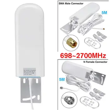 4G 2.4Ghz Antenna SMA WIFI Router Cable Antenna with 5M Cable for HUAWEI for ZTE Router Modem for 2G 3G 4G Signal Amplifier 
4G 2.4Ghz Antenna SMA WIFI Router Cable Antenna with 5M Cable for HUAWEI for ZTE Router Modem for 2G 3G 4G Signal Amplifier