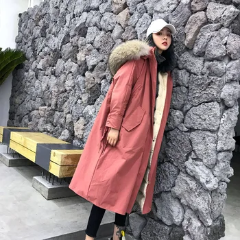 2020 Winter Korean -style New Style Parka Loose -Fit Waist Hugging Down Jacket Women Mid-length Over-the-Knee Women Thick Coat
2020 Winter Korean -style New Style Parka Loose -Fit Waist Hugging Down Jacket Women Mid-length Over-the-Knee Women Thick Coat