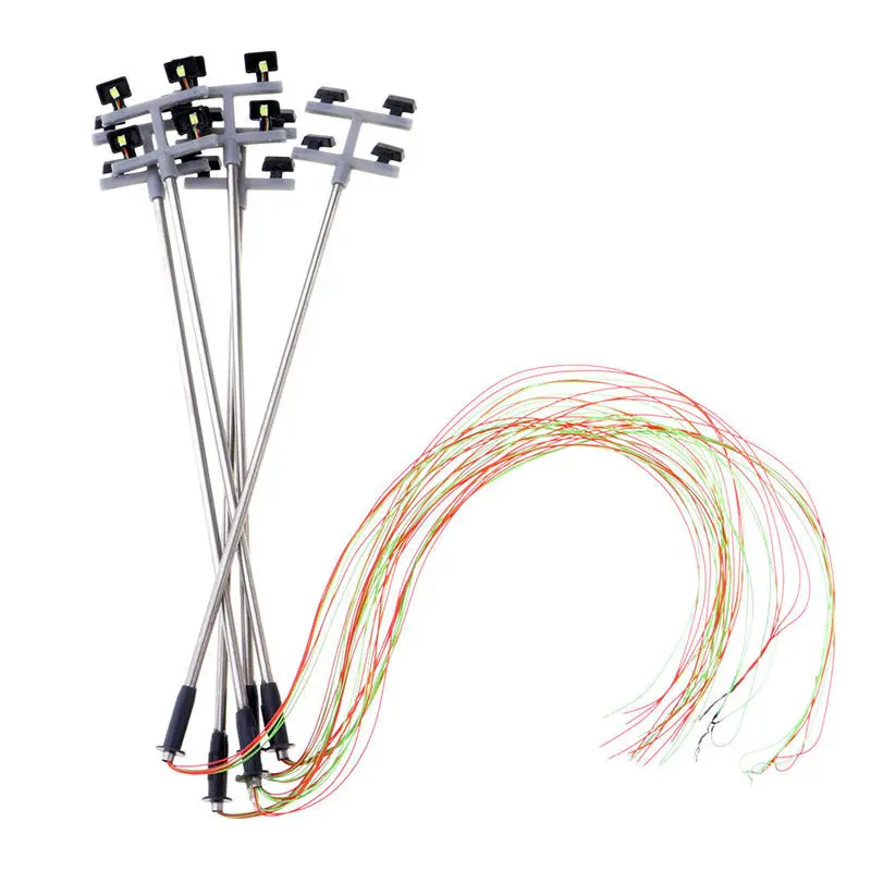 1:100 Ho Scale 4 Led Street Lights Scenery Mini Lamppost For Sand Table Model
1:100 Ho Scale 4 Led Street Lights Scenery Mini Lamppost For Sand Table Model