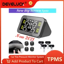 2021 New TPMS Car Tire Pressure Monitoring Intelligent System Solar Power LED Display 4 Sensors Auto Alarm Monitor Big Screen 2021 New TPMS Car Tire Pressure Monitoring Intelligent System Solar Power LED Display 4 Sensors Auto Alarm Monitor Big Screen
