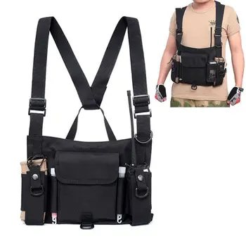 CS Wargame Airsoft Tactical Vest military Outdoor Radio Harness Vest Chest Rig Pack Pouch Holster Tactical Vests Waist Pack 
CS Wargame Airsoft Tactical Vest military Outdoor Radio Harness Vest Chest Rig Pack Pouch Holster Tactical Vests Waist Pack