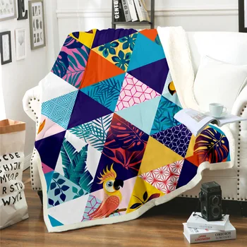 Geometric Flamingo Blanket 3D Print Sherpa Blanket on Bed Kids Girl Flower Home Textiles Dreamlike Style 03
Geometric Flamingo Blanket 3D Print Sherpa Blanket on Bed Kids Girl Flower Home Textiles Dreamlike Style 03