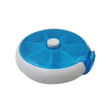 Creative Multi-Function Round Seven Grid Rotating Kit 7 Days Portable 7 Grid Plastic Fall Resistant Small Pill Box
Creative Multi-Function Round Seven Grid Rotating Kit 7 Days Portable 7 Grid Plastic Fall Resistant Small Pill Box