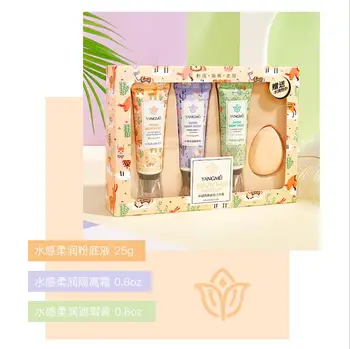 New Makeup Foundation for Women, Basic Makeup Concealer Combination Powder Puff Makeup Kit T1336
New Makeup Foundation for Women, Basic Makeup Concealer Combination Powder Puff Makeup Kit T1336