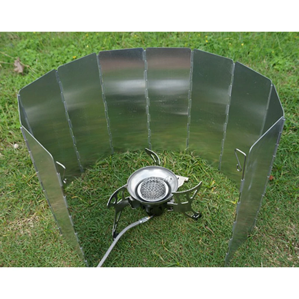 Folding Windshield Plates Outdoor Camping Kitchen BBQ Stove Picnic Wind Screen Folding Plate for Camping Gas Cooker Folding Windshield Plates Outdoor Camping Kitchen BBQ Stove Picnic Wind Screen Folding Plate for Camping Gas Cooker