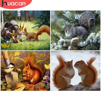 HUACAN Painting By Number Animals Hand Painted Paintings Art DIY Pictures By Numbers Squirrel Kits Drawing On Canvas Home Decor
HUACAN Painting By Number Animals Hand Painted Paintings Art DIY Pictures By Numbers Squirrel Kits Drawing On Canvas Home Decor