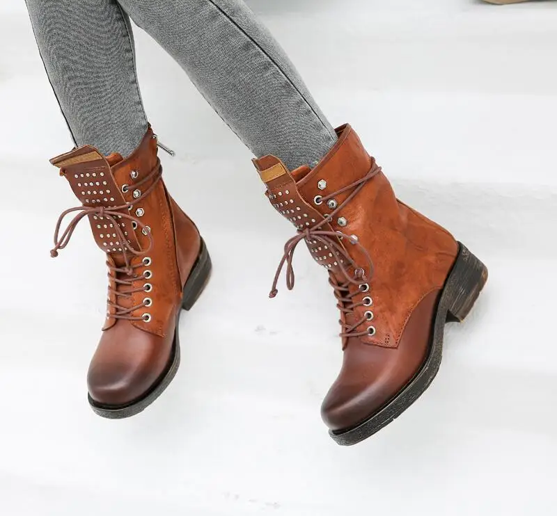 Boots Women Shoes Woman Boots Fashion Retro Ankle Boots 2019 Winter New Casual Retro Thick Bottom Rivet Motorcycle Boots X211
Boots Women Shoes Woman Boots Fashion Retro Ankle Boots 2019 Winter New Casual Retro Thick Bottom Rivet Motorcycle Boots X211