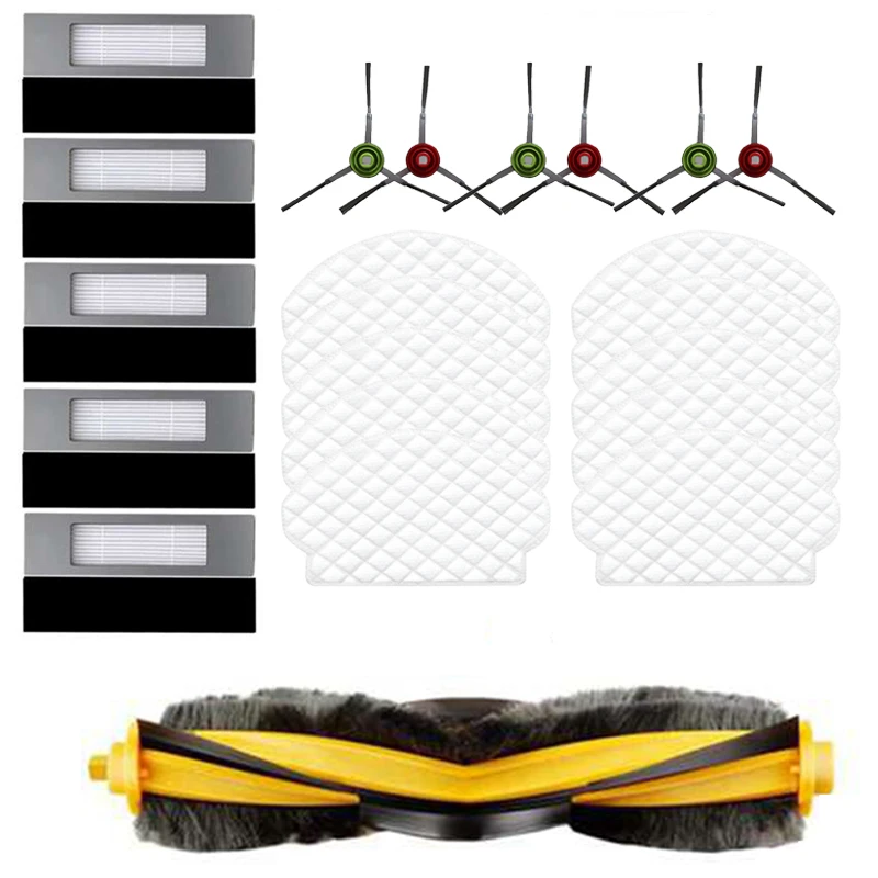 Roller Brush Disposable Mops Set for Ecovacs Deebot Ozmo 920 950 Vacuum Cleaner Parts,6 Side Brushes,Roller Brush
Roller Brush Disposable Mops Set for Ecovacs Deebot Ozmo 920 950 Vacuum Cleaner Parts,6 Side Brushes,Roller Brush