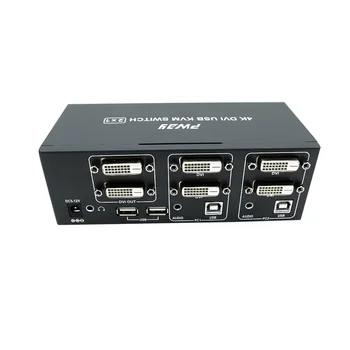 Dual graphics DVI KVM Switch 2 port USB DVI KVM Switch Switcher for 2 PC laptop sharing 1 DVI monitor USB mouse keyboard
Dual graphics DVI KVM Switch 2 port USB DVI KVM Switch Switcher for 2 PC laptop sharing 1 DVI monitor USB mouse keyboard