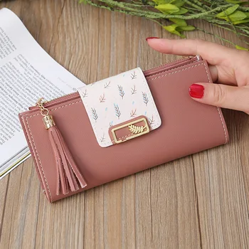 Litthing 2020 Women Simple Long Wallet Tassel Coin Purse Card Holders Multi-Position Female Card Wallet Leather Short Wallet
Litthing 2020 Women Simple Long Wallet Tassel Coin Purse Card Holders Multi-Position Female Card Wallet Leather Short Wallet