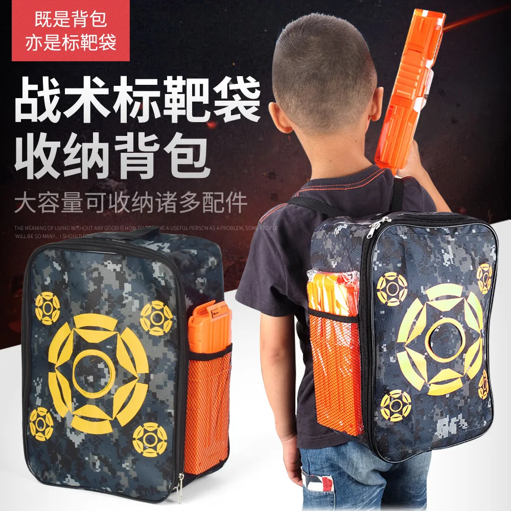 Nerf Accessories Storage Backpack Elite qiu qiang Transmitter Aiming Target Carrier Universal Ze Cong Set
Nerf Accessories Storage Backpack Elite qiu qiang Transmitter Aiming Target Carrier Universal Ze Cong Set