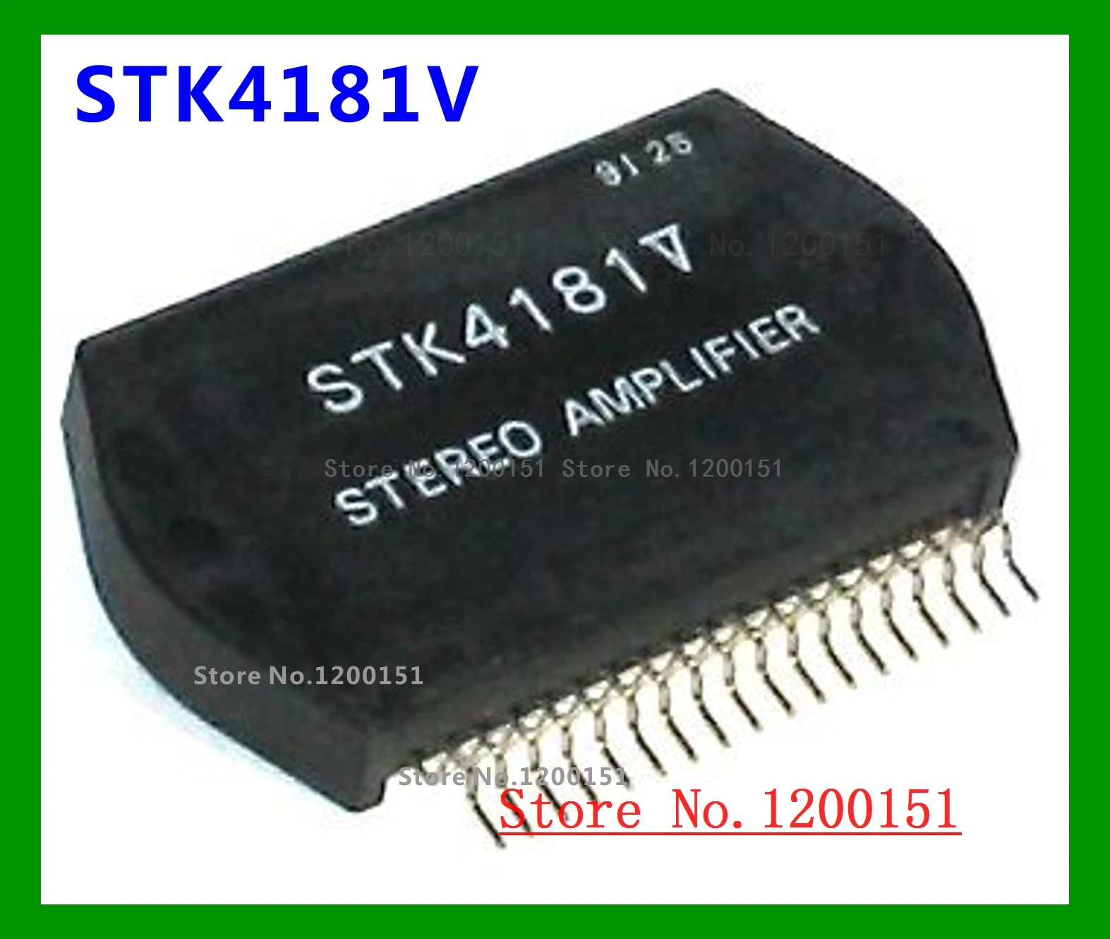 STK4181V MODULES
STK4181V MODULES
