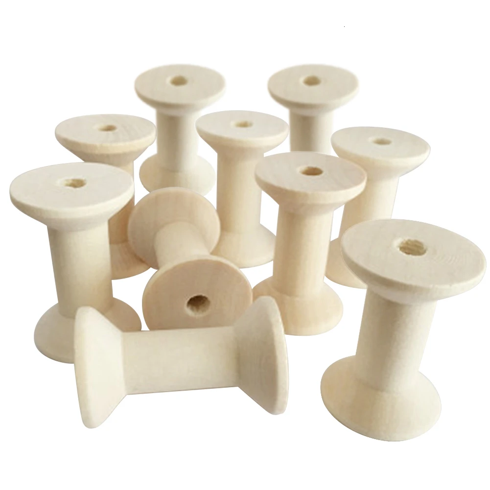 10pcs Empty Wooden Bobbin Spools Thread Wire Natural Color Needlework Sewing Tool Wooden Spool Handmade Craft String Twine
10pcs Empty Wooden Bobbin Spools Thread Wire Natural Color Needlework Sewing Tool Wooden Spool Handmade Craft String Twine