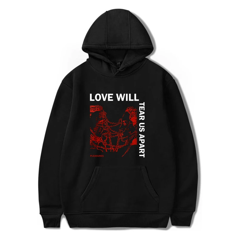 Мужская толстовка с надписью Lil Peep Love Will уличная одежда большого размера в стиле