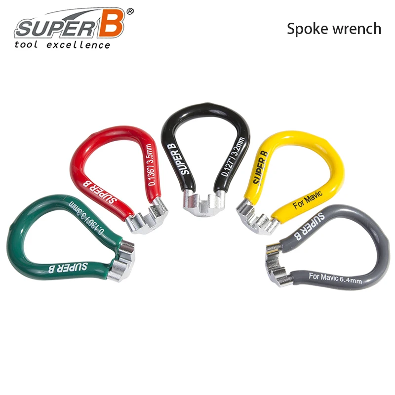 Super B TB-5540/50/60/96/98 Bicycle Spoke Wrench For 3.2 3.3 3.5 Mavic 5.65 Mavic 6.4mm Nipple Bike Repair Tool
Super B TB-5540/50/60/96/98 Bicycle Spoke Wrench For 3.2 3.3 3.5 Mavic 5.65 Mavic 6.4mm Nipple Bike Repair Tool