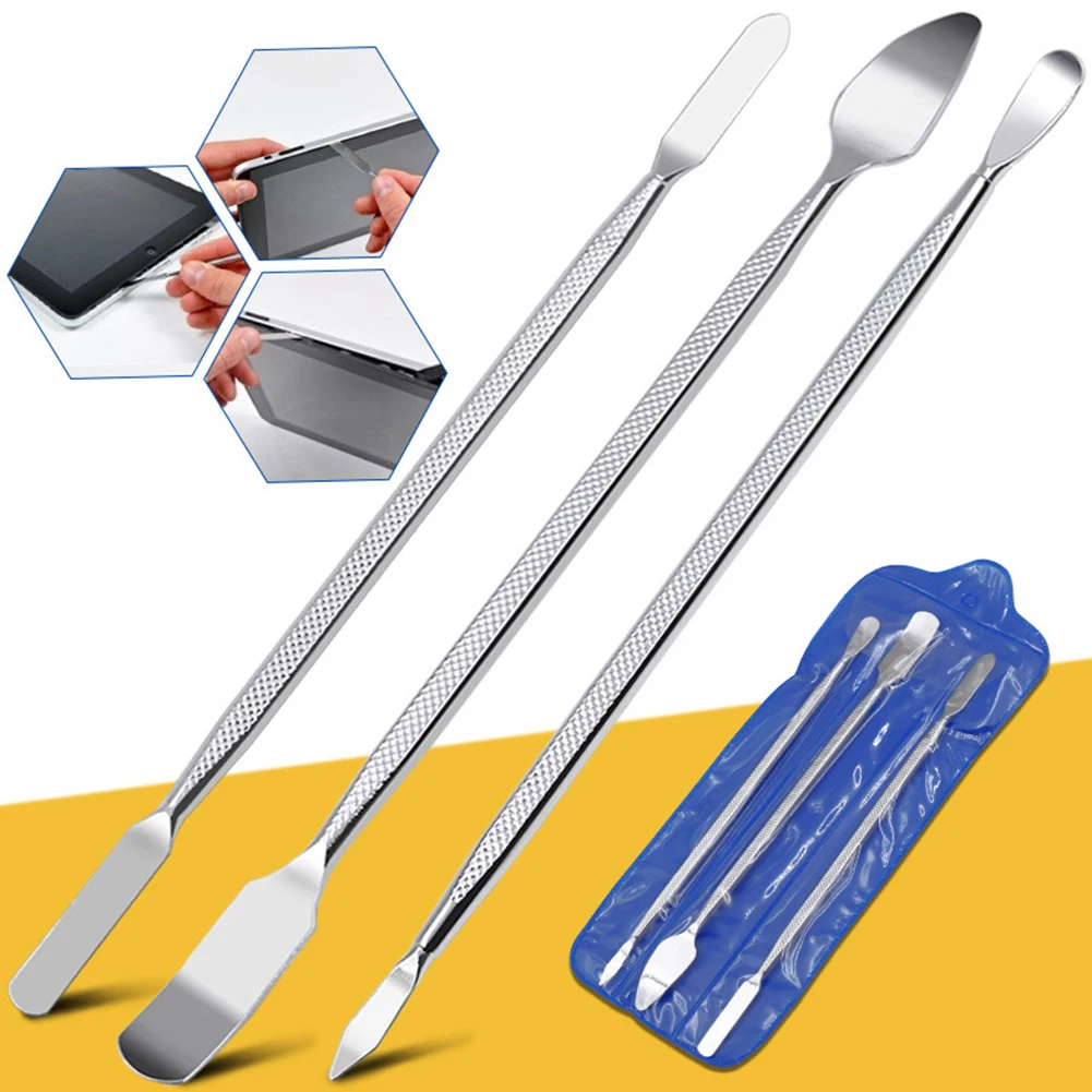 3PCS Repair Opening Pry Hand Tool Kit Blade Phone Tablet PC Metal Spudger Disassemble Tools For Phone Tablet PC Dropship
3PCS Repair Opening Pry Hand Tool Kit Blade Phone Tablet PC Metal Spudger Disassemble Tools For Phone Tablet PC Dropship