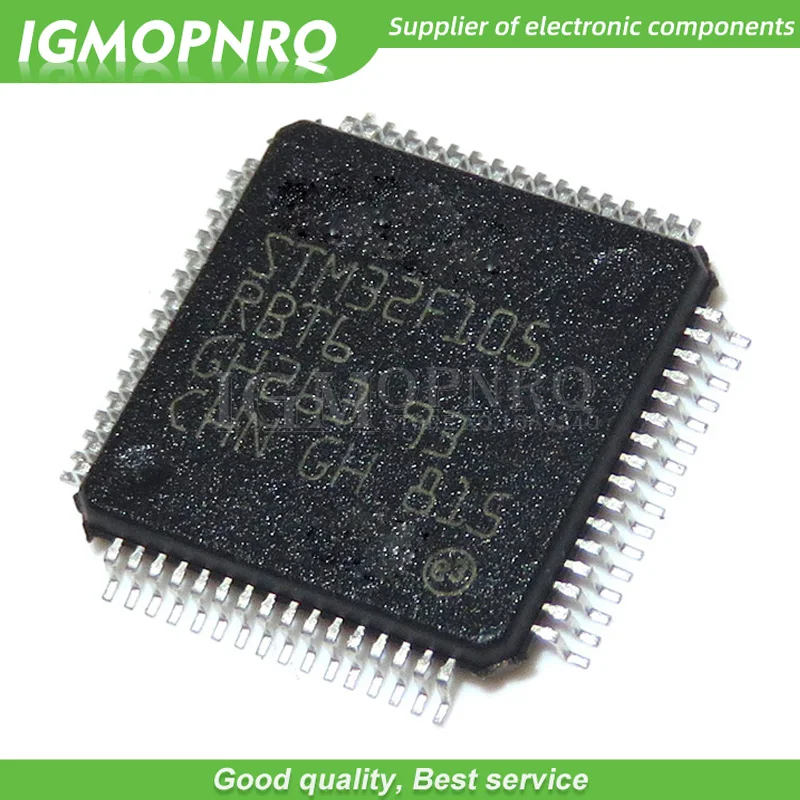 2PCS STM32F105RBT6 STM32F105 RBT6 QFP64 ARM Microcontrollers - MCU 32BIT Cortex 64/25 CONNECTIVITY LINE M3
2PCS STM32F105RBT6 STM32F105 RBT6 QFP64 ARM Microcontrollers - MCU 32BIT Cortex 64/25 CONNECTIVITY LINE M3