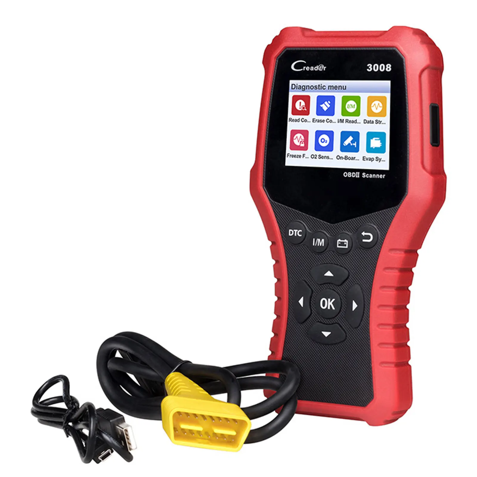 Automotive Scanner CreaderX431 Auto Diagnostics Code Reader CR3008 Car Diagnostic Instrument Automobile Tester OBDII Code Reader
Automotive Scanner CreaderX431 Auto Diagnostics Code Reader CR3008 Car Diagnostic Instrument Automobile Tester OBDII Code Reader