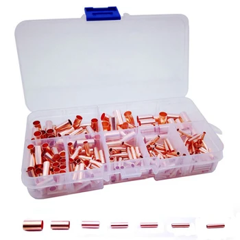 New 250Pcs Small Copper Tube Combination Connecting Tube Boxed Capillary Cropper Hole Connecting Pile Fitting Hardwares
New 250Pcs Small Copper Tube Combination Connecting Tube Boxed Capillary Cropper Hole Connecting Pile Fitting Hardwares