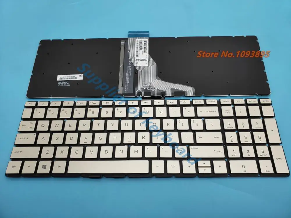 

NEW For HP 17-ak000 17z-ak000 17g-br000K 17q-bu000 English Keyboard Gold Backlit
