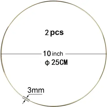 10 inch 25cm Metal Floral Hoop Wreath Macrame Gold Hoop Rings for Making Christmas Wedding Wreath Decor, dreamcatcher and Macram
10 inch 25cm Metal Floral Hoop Wreath Macrame Gold Hoop Rings for Making Christmas Wedding Wreath Decor, dreamcatcher and Macram