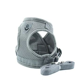 Harness for Pet Chest Harness Adjustable Reflective Vest Walking Lead Dog Leash Rope for Dog Pet Supplies Grey M 
Harness for Pet Chest Harness Adjustable Reflective Vest Walking Lead Dog Leash Rope for Dog Pet Supplies Grey M