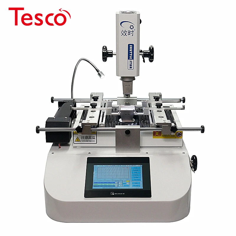 2400W Bottom heater BGA Rework machine Shuttle Star SP360C PLC control with brush stencil pen tweezers ball
2400W Bottom heater BGA Rework machine Shuttle Star SP360C PLC control with brush stencil pen tweezers ball