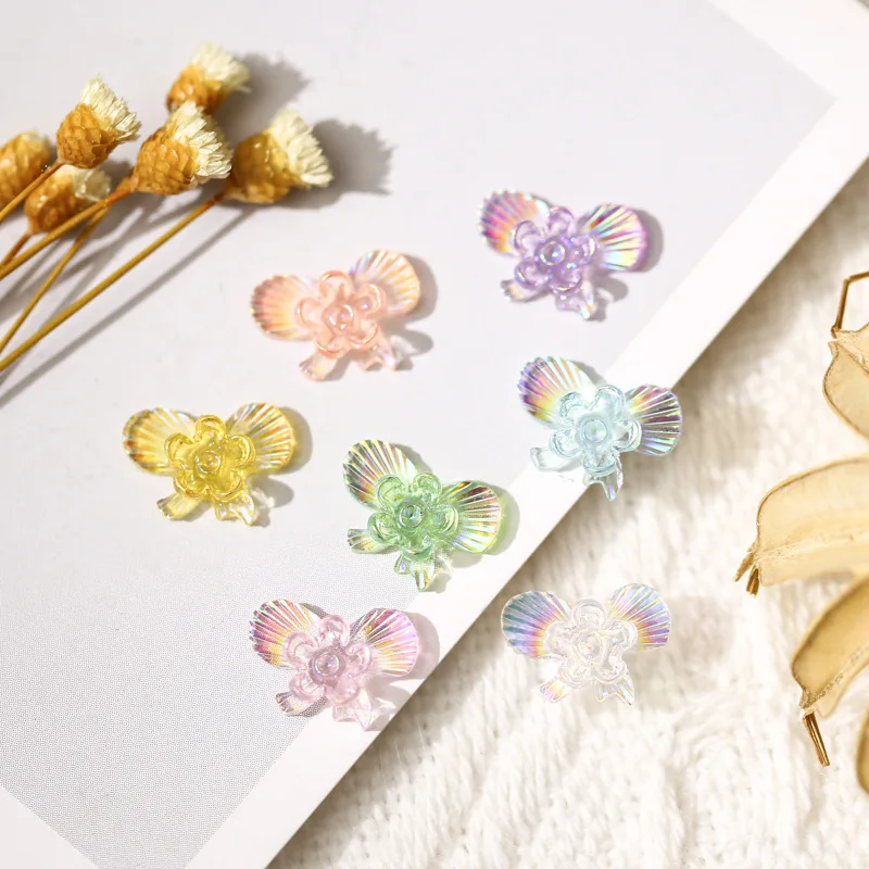 8*11mm 30pcs New Nail Art Small Flower Aurora Bowknot Plated Color AB Three-dimensional Color Rainbow All-match Nail Decoration
8*11mm 30pcs New Nail Art Small Flower Aurora Bowknot Plated Color AB Three-dimensional Color Rainbow All-match Nail Decoration