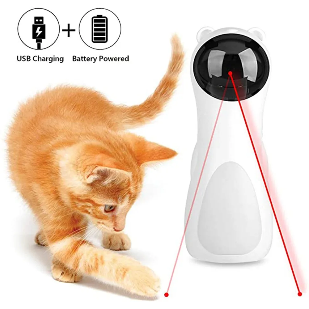 Cat Interactive Toy Automatic Laser Cat Toys Auto Rotating Cat Exercise Training Entertaining Toy Multi-Angle Adjustable USB Cha
Cat Interactive Toy Automatic Laser Cat Toys Auto Rotating Cat Exercise Training Entertaining Toy Multi-Angle Adjustable USB Cha