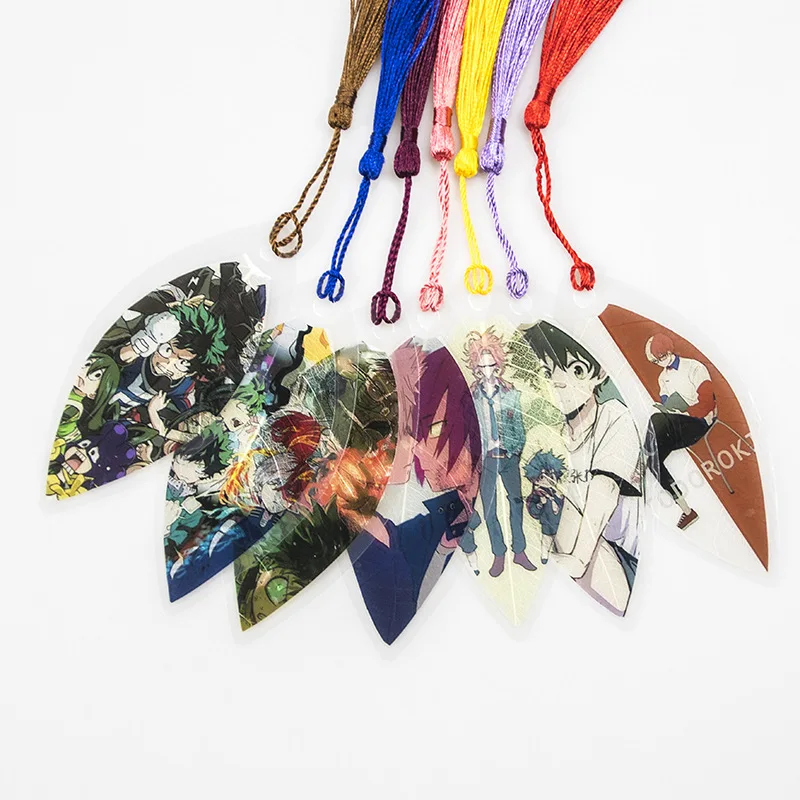 Japanese Anime My Hero Academia Leaf Shape Bookmarks Waterproof Transparent PVC Plastic Bookmark Beautiful Book Marks Gift
Japanese Anime My Hero Academia Leaf Shape Bookmarks Waterproof Transparent PVC Plastic Bookmark Beautiful Book Marks Gift