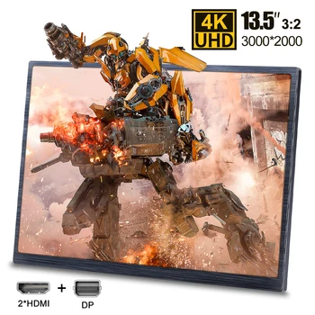 4K LED Portable Monitor 13.5" IPS for Raspberry Pi Computer PC Laptop Commercial Lndustrial Display Monitor LCD Screen HDMI DP
4K LED Portable Monitor 13.5" IPS for Raspberry Pi Computer PC Laptop Commercial Lndustrial Display Monitor LCD Screen HDMI DP