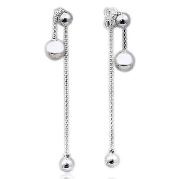New 925 Sterling Silver Earring Women String Of Beads Hanging Stud Earrings For Women Wedding Gift Jewelry
New 925 Sterling Silver Earring Women String Of Beads Hanging Stud Earrings For Women Wedding Gift Jewelry