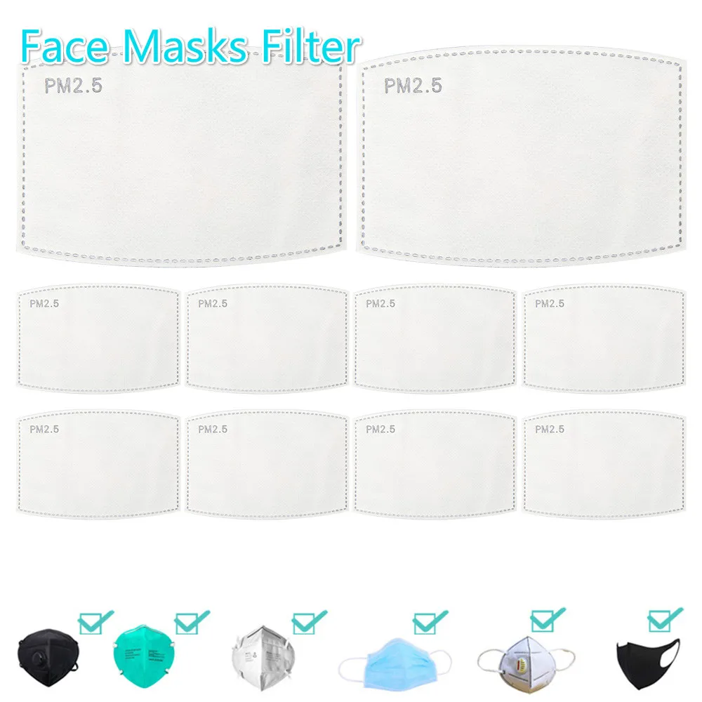 20/50/60/100PCS 5-layer PM2.5 Mask Filter Paper Anti Haze Mouth Face Mask Filter Anti-fog Dust for N95 KN95 KF94 Mask In Stock
20/50/60/100PCS 5-layer PM2.5 Mask Filter Paper Anti Haze Mouth Face Mask Filter Anti-fog Dust for N95 KN95 KF94 Mask In Stock