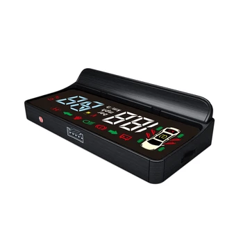 Car Digital HUD Speeeter Head Up Display Speed Turning Light Gear Projector for Tesla Model 3
Car Digital HUD Speeeter Head Up Display Speed Turning Light Gear Projector for Tesla Model 3