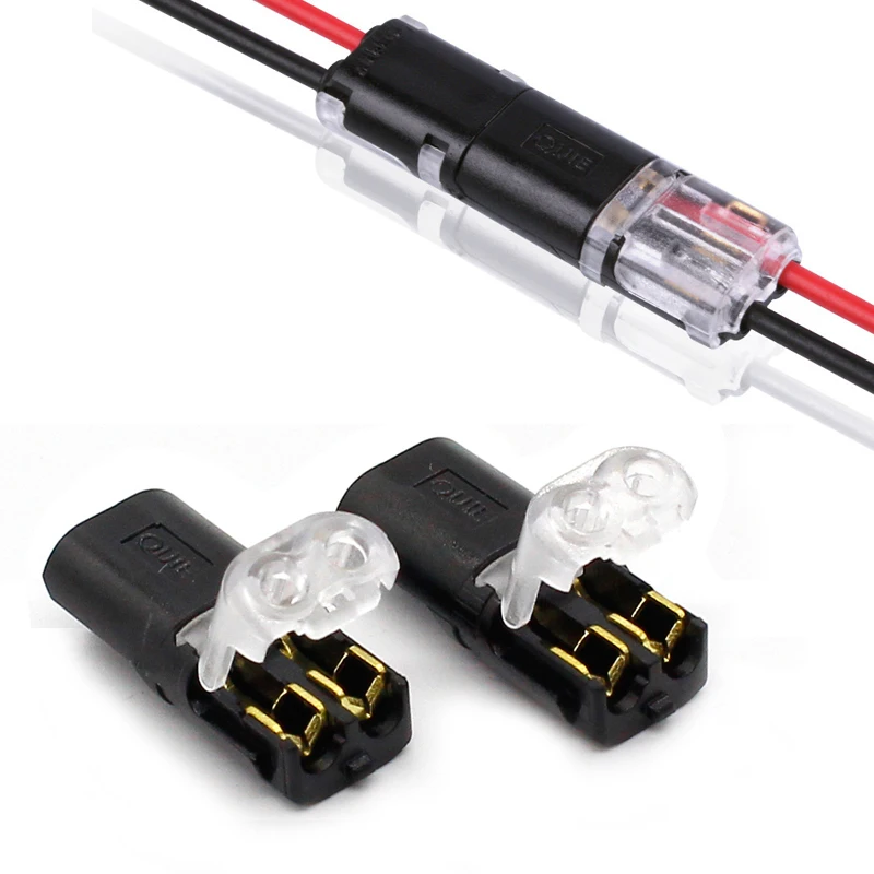 20Pcs Wire Connector Quick Connector Set Cable clamp Terminal Block Spring with no welding no Screws 2 Way Easy for Led Strip
20Pcs Wire Connector Quick Connector Set Cable clamp Terminal Block Spring with no welding no Screws 2 Way Easy for Led Strip