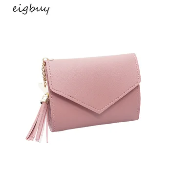 High Quality Wallet Female Student Short Tassel Waterproof Wallet Card Package Mini Fresh Multi-function Folding Wallet Clip 003
High Quality Wallet Female Student Short Tassel Waterproof Wallet Card Package Mini Fresh Multi-function Folding Wallet Clip 003