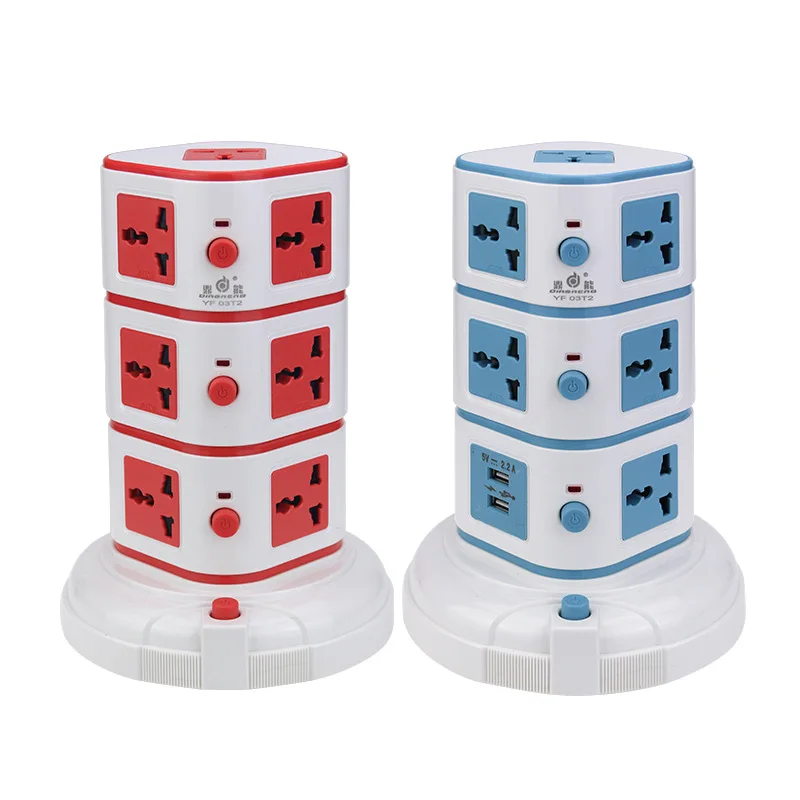 Dingneng Universal Outlets Vertical Power Socket Multi-functional Outlet Strips Patch Board Wiring Board USB Rechargeable Smart
Dingneng Universal Outlets Vertical Power Socket Multi-functional Outlet Strips Patch Board Wiring Board USB Rechargeable Smart