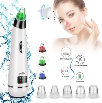 Blackhead Remover Vacuum Pore Cleaner Acne Comedone Extractor Exfoliating Machine Removal IPL 5 Adjustable Suction Power
Blackhead Remover Vacuum Pore Cleaner Acne Comedone Extractor Exfoliating Machine Removal IPL 5 Adjustable Suction Power