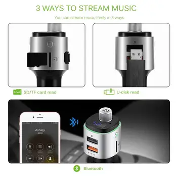 Hot FM Transmitter Aux Modulator Bluetooth Handsfree Car Kit Car Audio MP3 Player with Quick Charge Dual USB Port
Hot FM Transmitter Aux Modulator Bluetooth Handsfree Car Kit Car Audio MP3 Player with Quick Charge Dual USB Port