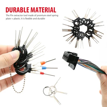 73Pcs Auto Terminal Removal Tool Electrical Wiring Crimp Connector Pin Extractor Kit Automobiles Terminal Plug Repair Hand Tools
73Pcs Auto Terminal Removal Tool Electrical Wiring Crimp Connector Pin Extractor Kit Automobiles Terminal Plug Repair Hand Tools