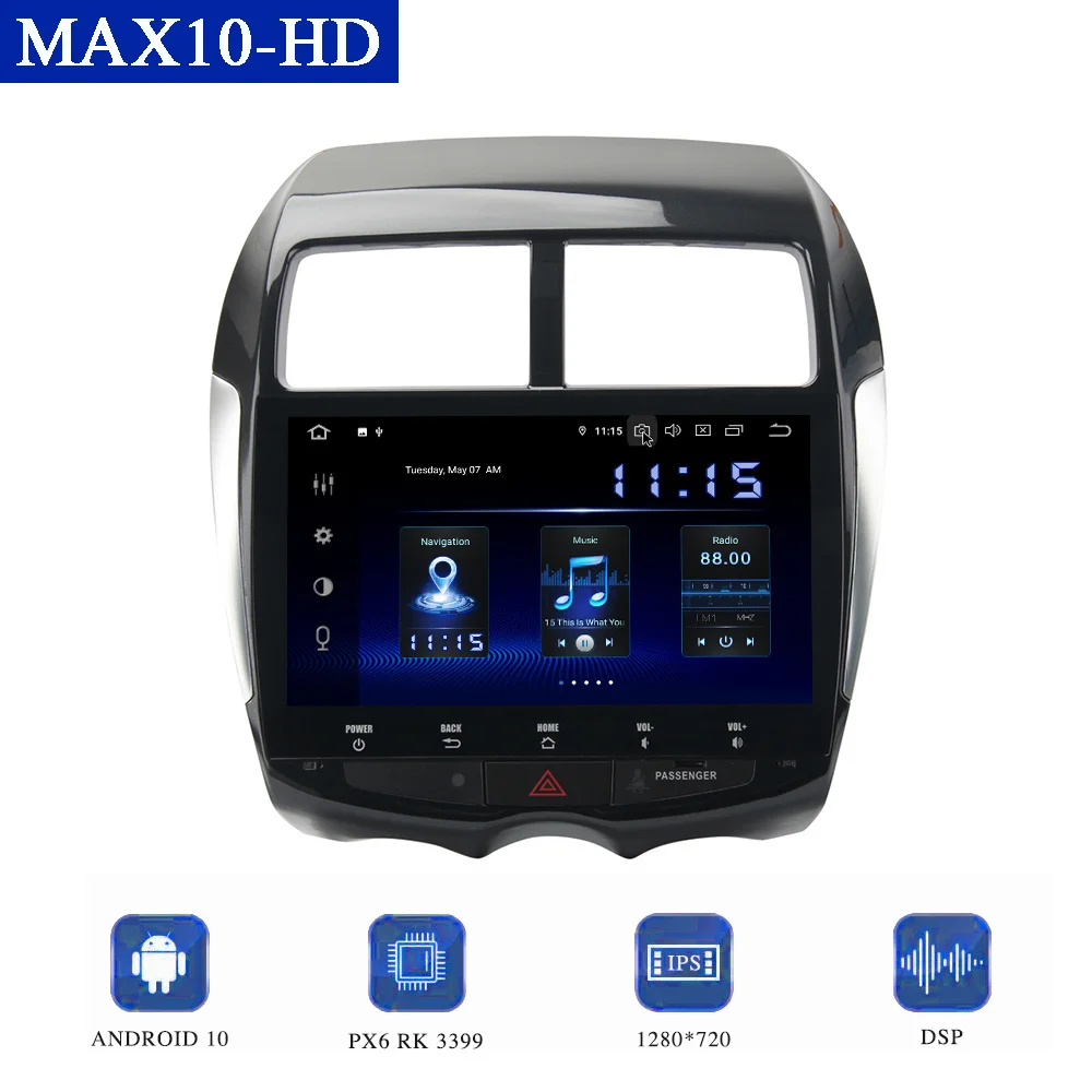 Dasaita for Mitsubishi ASX Peugeot 4008 Citroen C4 2007 2014 2015 2016 2017 Car Android Radio Autoradio CarPlay GPS Navigation | Автомобили