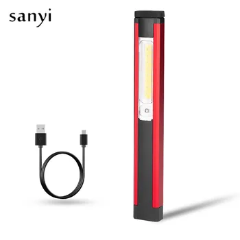 Powerful Work Light COB LED Flashlight Magnetic Work Lamp USB Rechargeable Torch Inspection Light with Red/White Light Battery
Powerful Work Light COB LED Flashlight Magnetic Work Lamp USB Rechargeable Torch Inspection Light with Red/White Light Battery