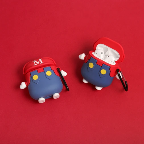 YGK Cases For Apple Bluetooth Headset Airpods 1/2 Cute Cartoon 3D Super Mario Toad Shockproof Silicone Earphone Protection Cover
YGK Cases For Apple Bluetooth Headset Airpods 1/2 Cute Cartoon 3D Super Mario Toad Shockproof Silicone Earphone Protection Cover